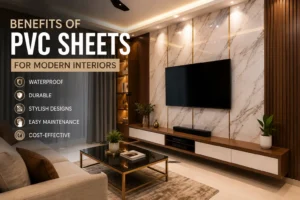 Benefits of PVC Sheets for Modern Interiors | Saini Polywood Sheets
